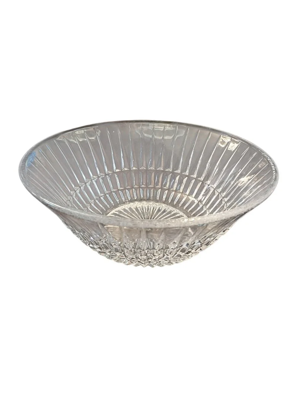 Vintage Jeannette Glass Bowl Empire Pattern 9